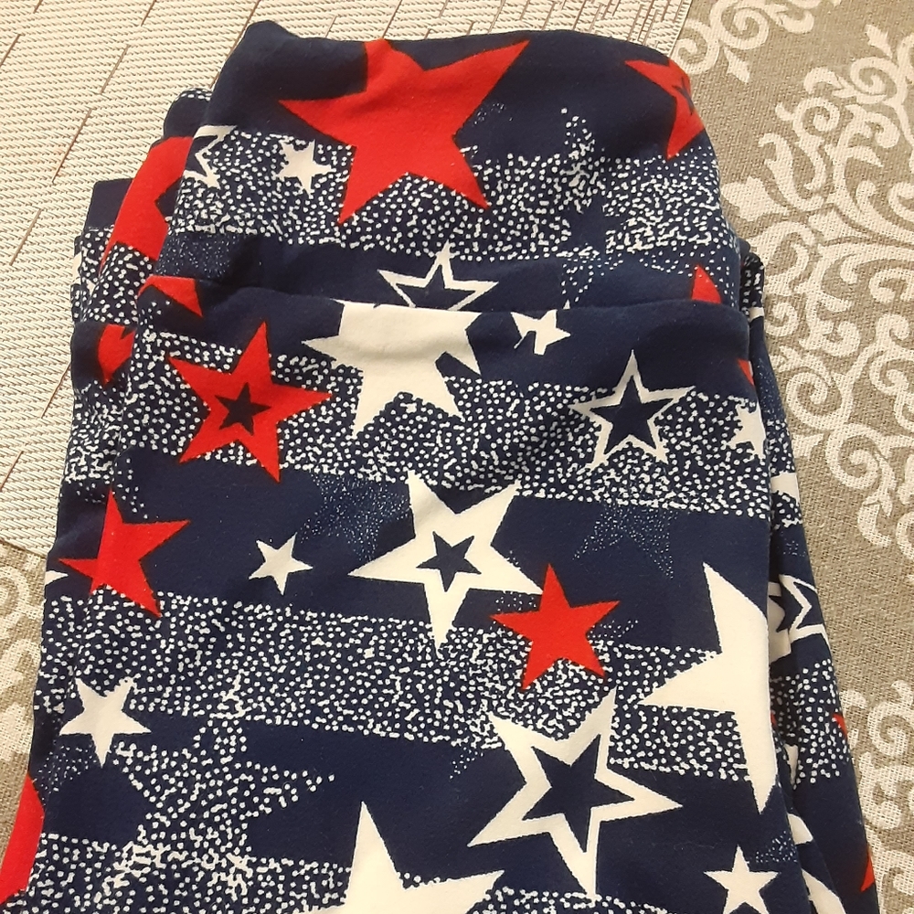 Lularoe Tween 4th of July leggings